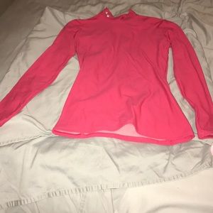 Long sleeve pink top